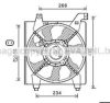 AVA QUALITY COOLING HY7538 Fan, radiator